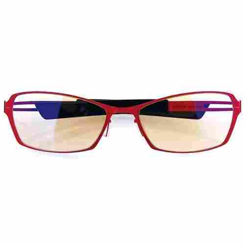 Rectangular Shape Scratch Resistance Optical Glasses With Red Frame