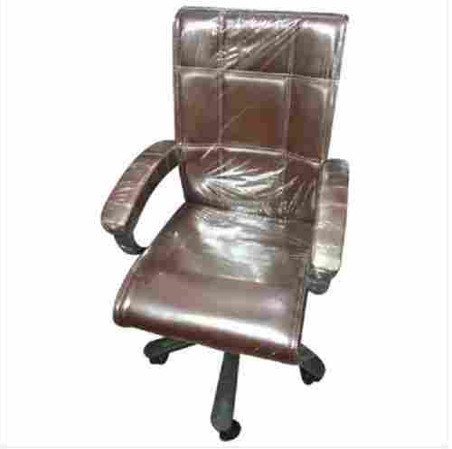 Polished Finish Inflatable Framed Design Rexine And Pvc Executive Office Chair