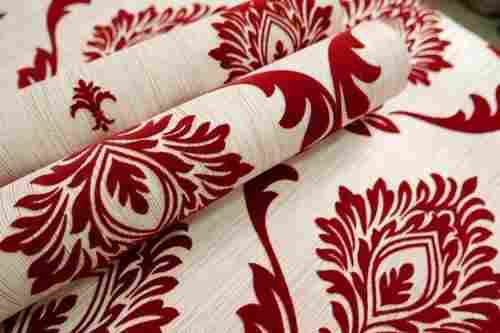 44-45 Inch Width Printed Nylon Flock Fabric For Garments