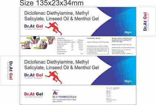Diclofenac Diethylamine, Methyl Salicylate, Linseed Oil & Menthol Gel