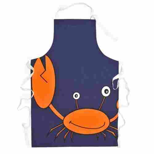 Fashionable Feel Soft Printed Pattern Medium Sized Cotton Material Apron