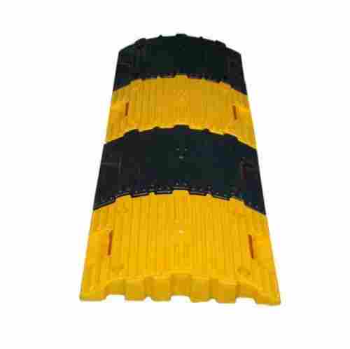Yellow And Black High Visibility Plastic Speed Breaker For Roads
