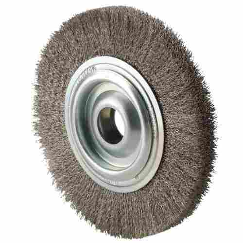 14 Inches Round Galvanized Iron Industrial Wire Brushes For Cleaning 