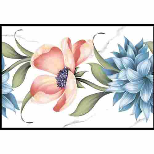 5.6 Mm Thick Wear Resistant Ceramic Flower Designer Tile