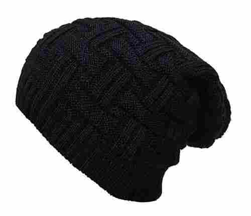 16 Inch Woolen Winter Cap For Men