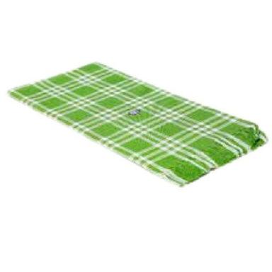 Striped Green Eco Friendly Traditional 100% Cotton Towel Age Group: Old Age