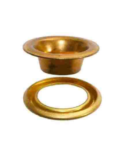 9mm Diameter Lightweight Round Golden Painted Brass Eyelets
