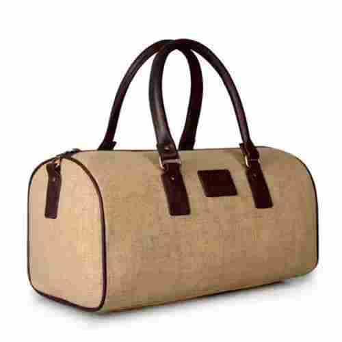 22x14 Inch Eco Friendly Hand Length Handle Plain Jute Duffle Bag