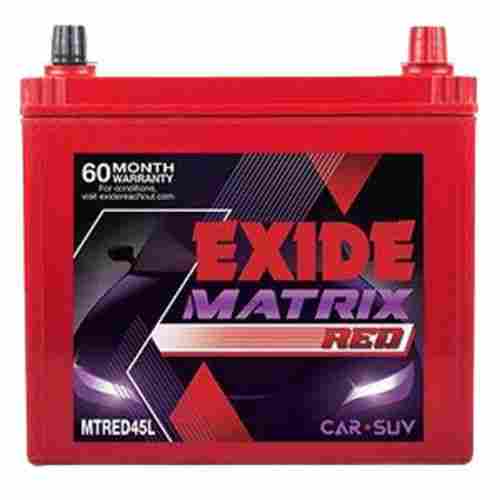 12 Voltage 45 Ampere Hour Abs Plastic Lead Acid Exide Matrix Alkaline Car Battery