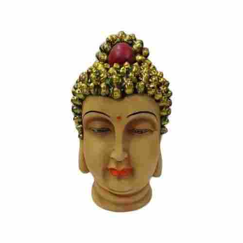 15 Inch Polyresin Gautam Buddha Head Statue For Interior Decoration