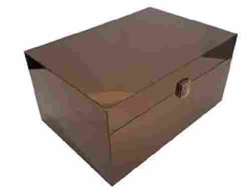 High End Portable Acrylic Rectangle Shape Window Handle Gift Box