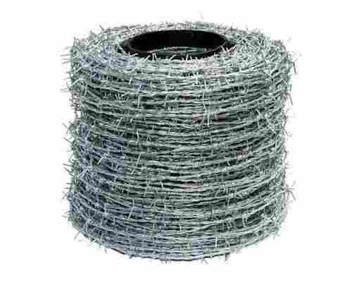 Silver Double Twist Barbed Wire For Security Purpose Use