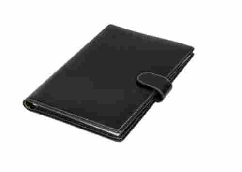 9.5x6.25 Inches Rectangular Perfect Bound Plain Leather Notebook For Writing