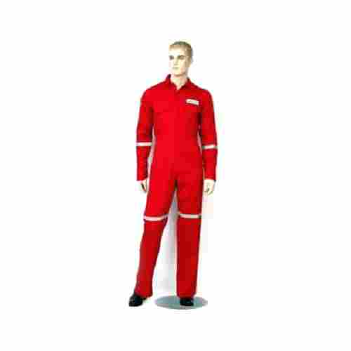 O Neck Collar Full Sleeve Plain Cotton Industrial Coveralls For Mens