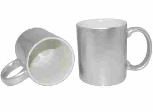 280 Ml Storage Capacity Ceramic Plain Round Polished Sublimation Mugs