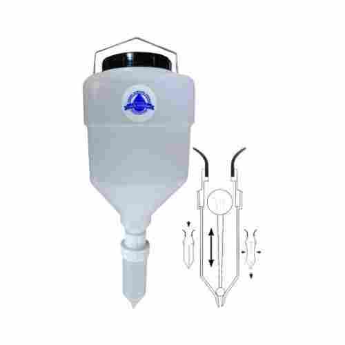 Liquid Dispenser 5.5ltr Sauce Dispenser Container With White Teat Hanging Container With Lid (Gravity Fed) 