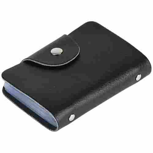 100 Gram And 4 Inches Lightweight Rectangular Pu Leather Card Holder