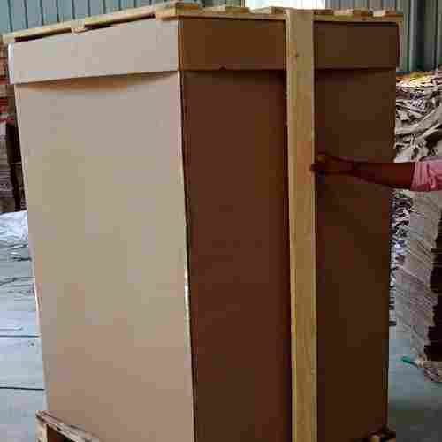 Rectangular Shape Kraft Paper Corrugated Packaging Boxes For Shipping Use
