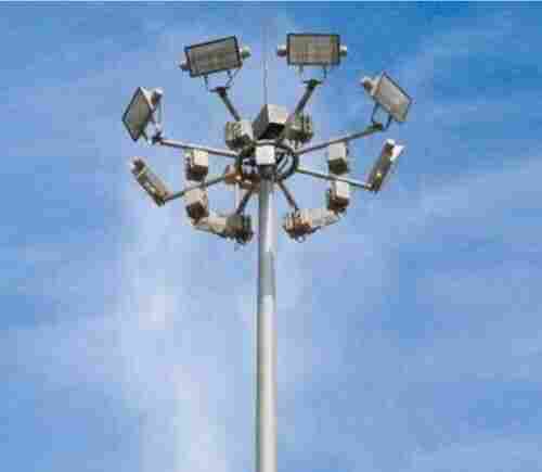 Aluminium Round High Mast Lighting Pole For Street