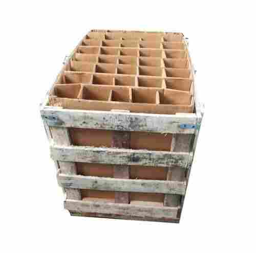 Double Faced 2 Way Handlift And Folklift Foldable Wooden Pallet Box