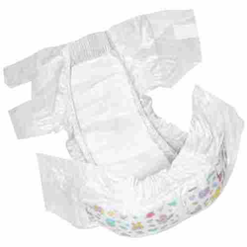 Medium Size Baby White Cotton Diapers, 3-12 Months Age Group