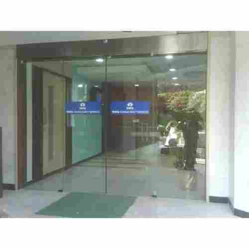 Reliable Transparent Rectangular Interior Glass Door For Office Use