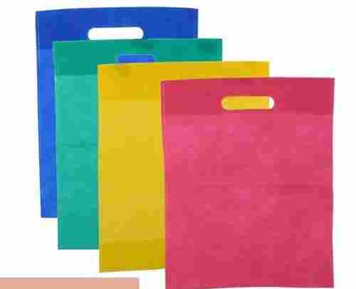 6 Cm Size Lightweight Plain Cotton Fabric D-Cut Bags For Shopping