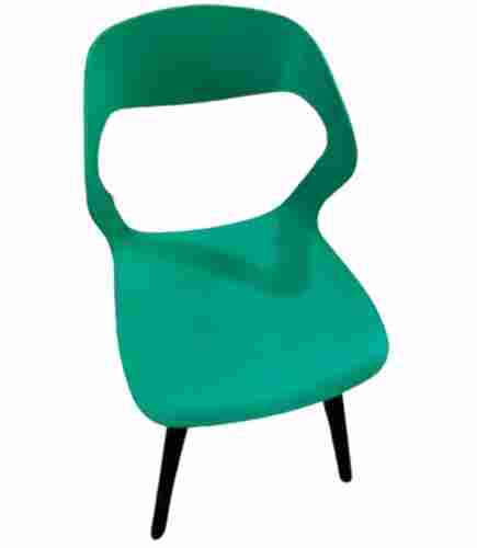640 Grams Water Resistance Modern Design 4 Legs Armless PVC Plastic Chair