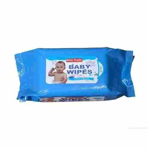 15x15 Cm Non Woven Soft Polyester Baby Wipe, Pack Of 80 Piece