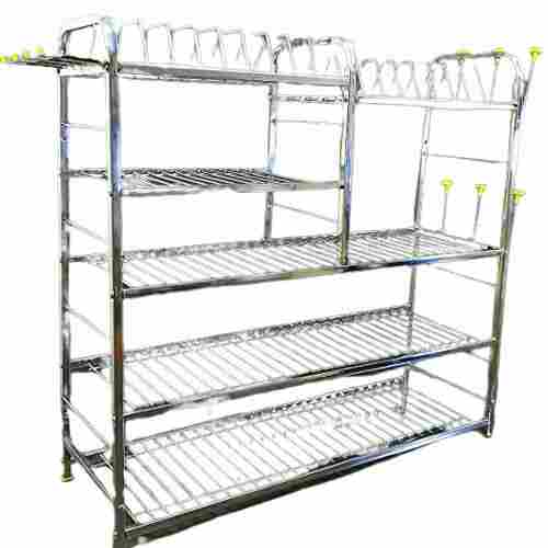 30x31x30 Inches Corrosion Resistance Polished Stainless Steel Kitchen Racks