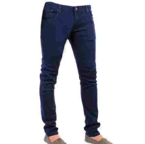 Anti-Fade Slim Fit Straight Denim Jeans For Men