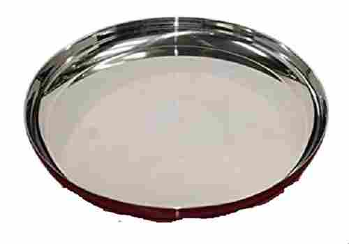Polished Surface Round Light Weight Stainless Steel Dinner Plates For Kitchen