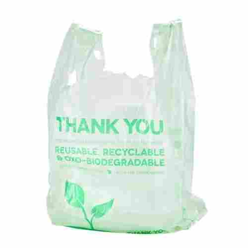 Reusable Recyclable And Oxo Biodegradable Printed Compostable Bag With Hand Length Handle
