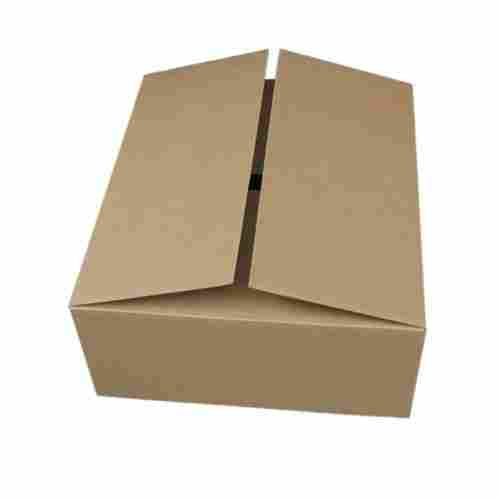 15x10x8 Inches Rectangular Plain Corrugated Carton Box For Packaging