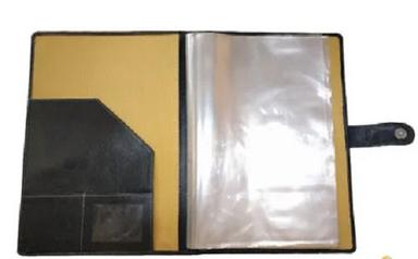 A4 Size Rectangular Leather Document Folders Perfect Bound