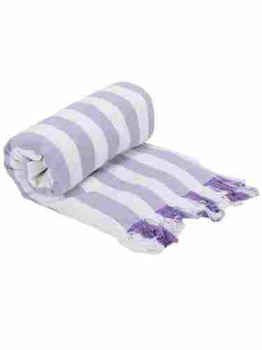 Light Weight Soft Printed Striped Pattern Non-Woven Cotton Bath Towel