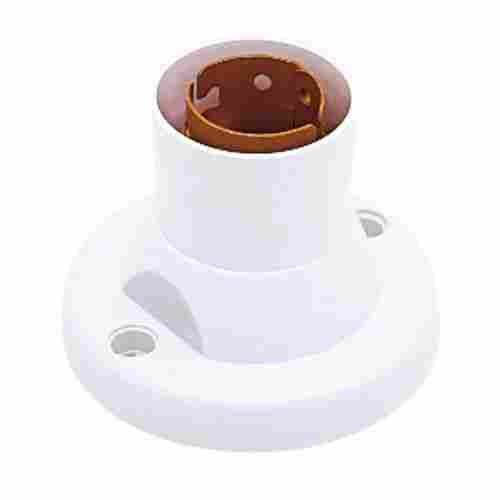 220 Volts Shock Proof Round Plastic Lamp Holder For Electric Fitting