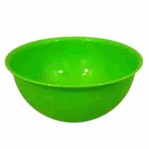 6 Inches Diameter Unbreakable Round Rigid Hard HDPE Bowl For Household Use