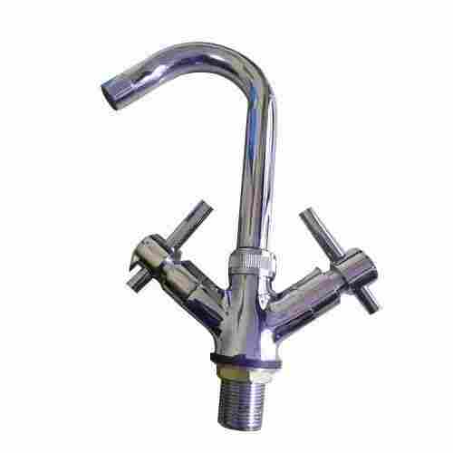 Chrome Plated Deck Mounted Brass Faucets For Kitchen Fitting