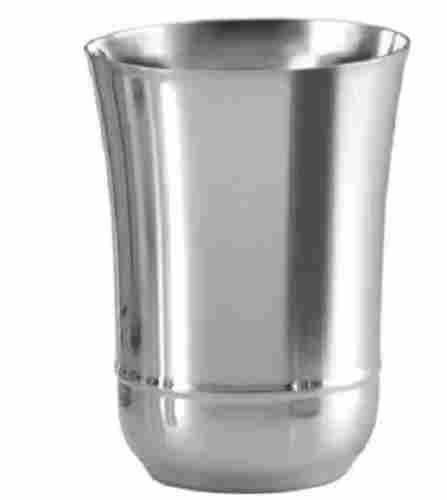 300 Ml Capacity Round Polished Stainless Steel Glass