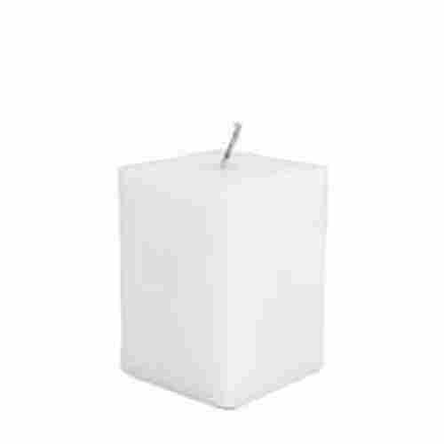 Rectangular Smooth Cotton Wick Solid Squared Based Scented Pillar Candle 
