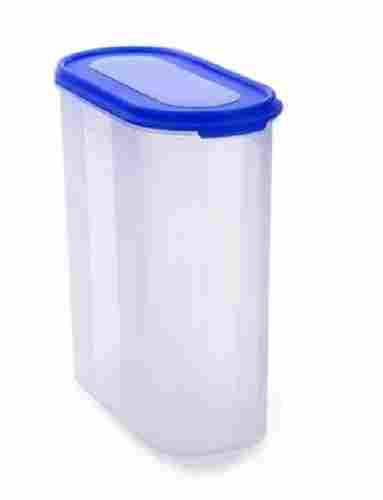 1.5 Kilogram Capacity Glossy Plain Plastic Oval Container