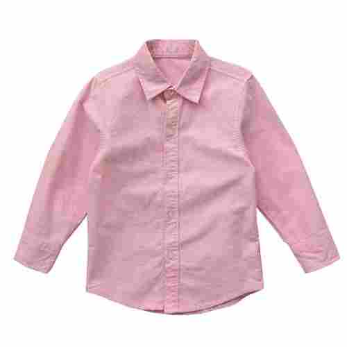 Button Closure Full Sleeves Soft Skin Friendly Cotton Shirt For Kids