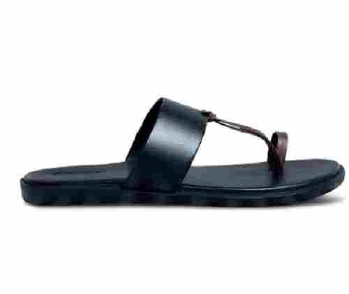 Stylish Leather and EVA Flip Flop Slippers for Men