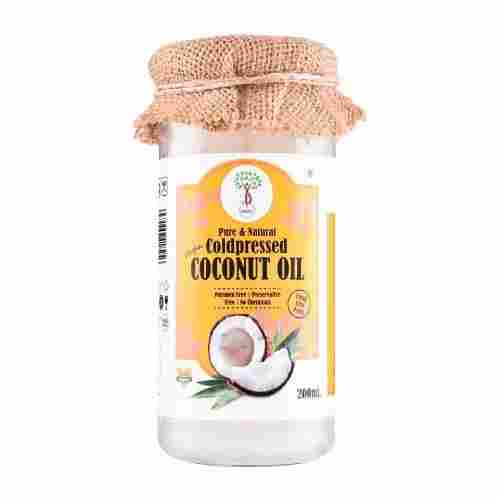 200 Milliliter 98% Pure And Natural Cold Pressed Coconut Oil
