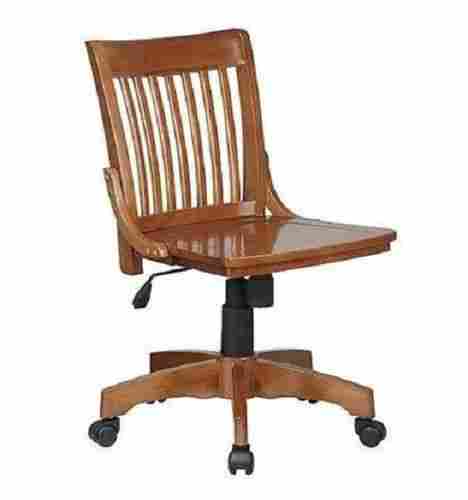 4x1 Feet 6 Kilogram Easy To Clean Polished Wooden Chair For Office