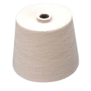 Durable 50 Meter Twisted Plain Dyed White Cotton Yarn For Stitching