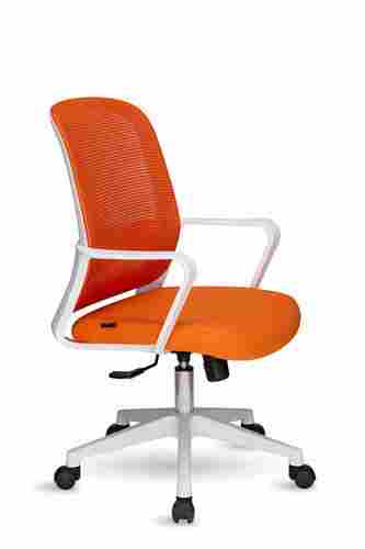 Beta Mid Back Office Staff Chair Inbuilt with Center Tilt Mechanism