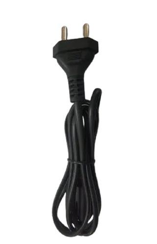 Black Less Rigid Strength Copper Conductor Pvc Insulated 2 Pin Power Cord