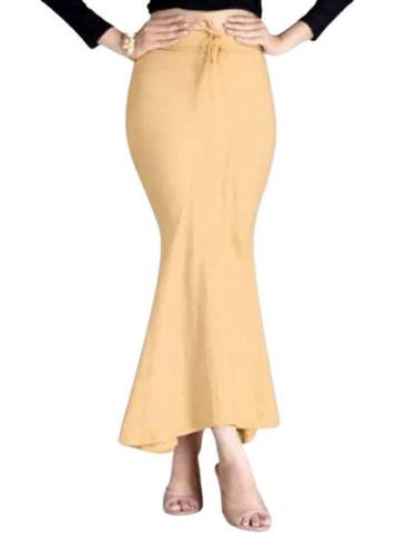 Beige Plain Dyed Comfortable Stretchable Spandex Body Shaper For Ladies